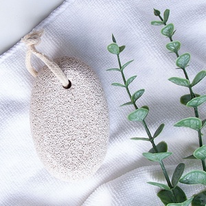 Rimozione pelle morta del piede esfoliante pelle dura per il piede Scrubber rimozione calli bianco ovale spesso Pedicure pietra pomice per i piedi - Product Image 3