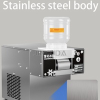 Machine à glace pilée industrielle de 60 kg avec fonctionnement facile pour les boulangeries et les magasins de boissons