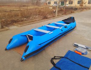 सीई सस्ते 4.2m <span class=keywords><strong>3</strong></span> व्यक्तियों inflatable मछली पकड़ने डोंगी कश्ती kaboat - Product Image 3