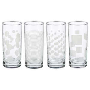 SET DI 4 BICCHIERI TONI IN VETRO 48CL - Product Image 1