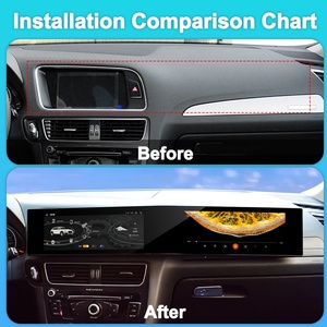 New 21" Touch Screen Android Car Radio Multimedia Carplay Stereo <b>Auto</b> DVD Player GPS Navigation Head Unit for Audi Q5 2009 2017 - Product Image 6