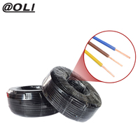 Cable solar de un solo núcleo y 4mm de cobre estañado, XLPE, bajo voltaje, 1M, cables de alimentación industrial para sistema solar, 2, 2 mm2, 2, 2 mm2, 1M