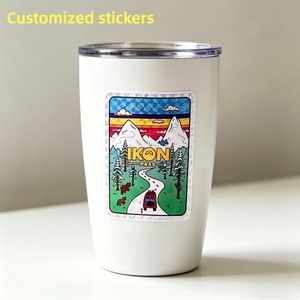 สติกเกอร์โฮโลแกรมไวนิลกันน้ำสำหรับโลโก้ที่กำหนดเองสติกเกอร์โฮโลแกรมเลเซอร์ - Product Image 1