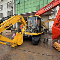 Excavatrice sur chenilles d'occasion KOMATSU PC60, 6 tonnes, pour préparation de chantier, machines de construction, exportateur PC70 PC56 PC78US à vendre