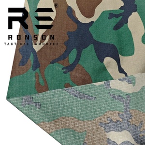 Rongsheng nhà máy M81 chúng tôi quân đội bốn màu rừng ngụy trang in polyester bông kẻ sọc không thấm nước chiến thuật ngoài trời bề mặt - Product Image 5