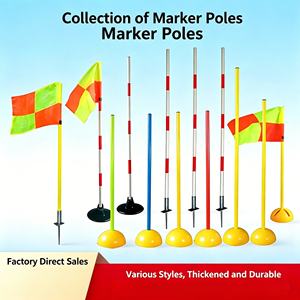 Wholesale Injection Type 1-15 Meter Corner <b>Flag</b> Football Training Sign Obstacle <b>Pole</b> Plastic Steel - Product Image 2