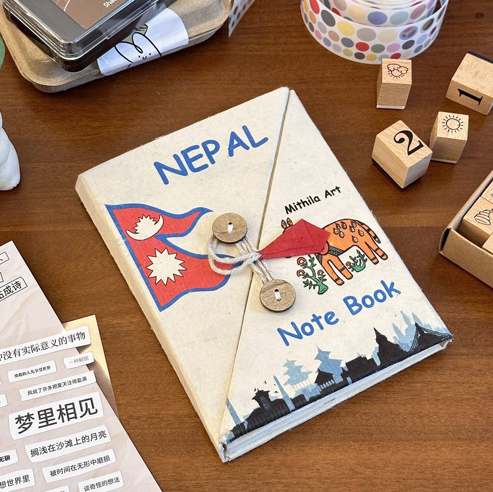 Ledger de main de poney du Népal [un milieu] est en stock.