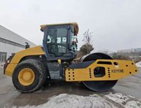 Rouleau compresseur vibrant à tambour unique XS113E de 11 tonnes avec moteur, pompe et moteur électrique haute efficacité – Meilleur prix à vendre