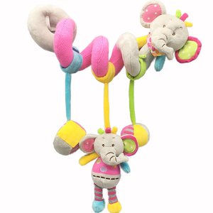 Le <span class=keywords><strong>lit</strong></span> mignon de bébé de bande dessinée de mode bourrée par OEM accrochant des jouets de berceau en spirale de singe - Product Image 3