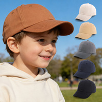 Gorra de Béisbol de Algodón de 6 Paneles, Ajustable, de Color Sólido, para Verano, Aire Libre, Unisex, para Niños y Adultos