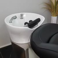 Chaise électrique moderne avec shampoing nouveau design de lit de massage en cuir synthétique pour salon de coiffure et hôtel