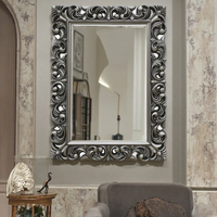 Miroir décoratif de fabrication artisanale, miroir mural antique français, grand miroir pour la décoration de la maison, cadre en PU, Espejo Spiegel, miroir antique pour le salon