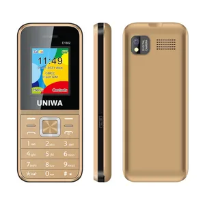 고품질 저렴한 기본 모바일 폰 Gsm 기능 핸드폰 수석 Itel UNIWA E1802 휴대 전화 미니 전화