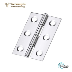 Bisagra Plegable de Acero Inoxidable Galvanizado de 2 Pulgadas con Tornillos, Empaquetada en Cartón para Marcos de Puertas, Cajas de Madera y Armarios - Product Image 2