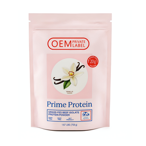 Proteína de Suero de Leche Aislada en Polvo con Sabor a Vainilla para Antes del Entrenamiento, Proteína en Polvo para el Desarrollo Muscular - Product Image 1