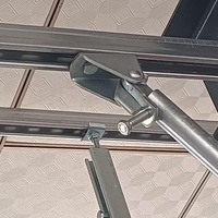 Pince de fixation robuste en acier au carbone galvanisé pour poutre de soutènement sismique, pour charpente et système d'extinction d'incendie