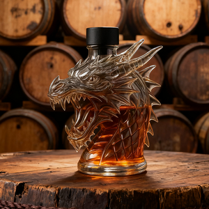 בקבוק יין מנפק דרקון 320 מ "ל ויסקי דקנטר עיצוב ייחודי בקבוקי יין זכוכית - Product Image 4