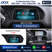 Lecteur DVD de voiture Android 4G Qualcomm Snapdragon 8 cœurs, autoradio pour Mercedes Benz Classe E A207 W207 S207, écran GPS multimédia