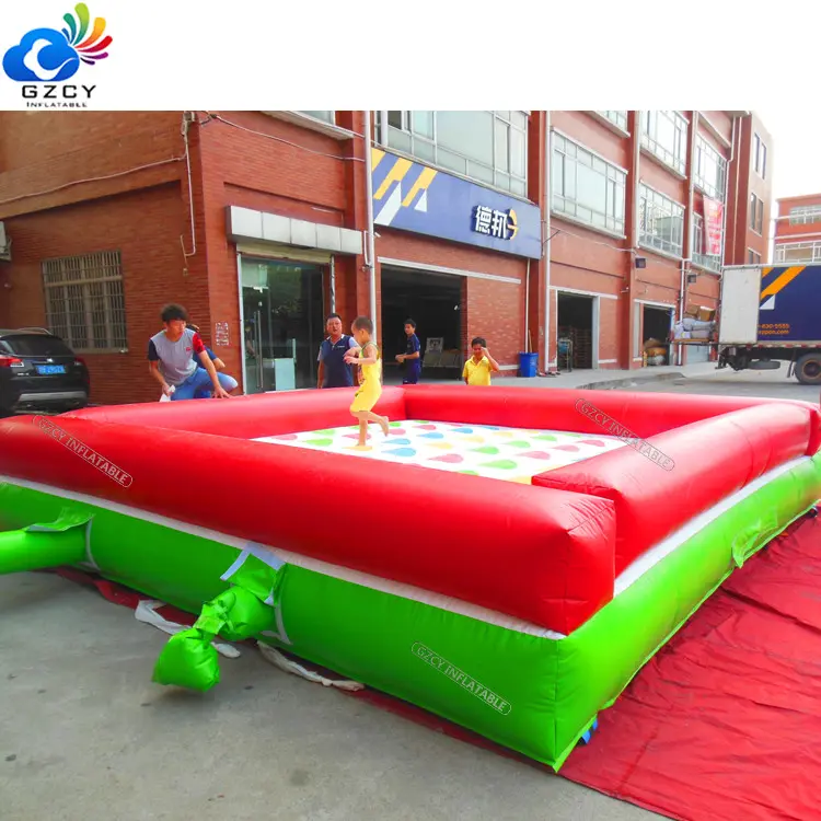 Customized Party Games Body Inflation Game Party Giant Inflatable Sports Twister Game For Adult
