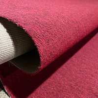 Hôtel de luxe Tapis Couverture Salon Chambre Plein Mur à Mur Ignifuge Rouge Feu Tapis Fabriqué en Chine