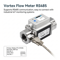Flowmeter Vortex RS485 dan Modbus untuk Perlindungan Lingkungan Bertekanan Rendah, Flowmeter Tampilan Digital AFD4