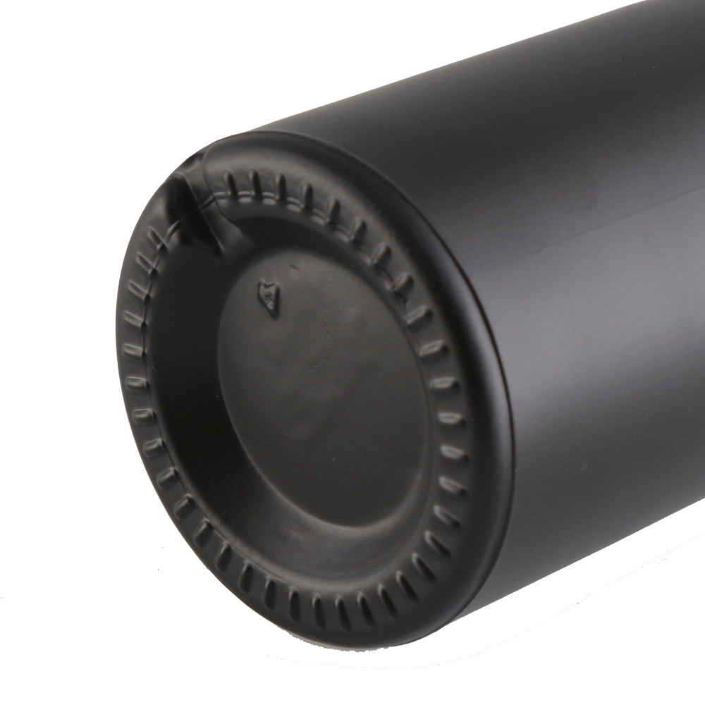 Conception personnalisée 500 ml noir mat jet vin bouteilles bouteille de verre vide et emballage