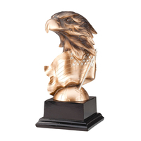 Trofeo de Cabeza de Águila de Resina WeiVista, Grabado de Logotipo Personalizado, Fabricante