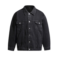 EJ-011 Gros Veste Moto Surdimensionnée en Jean de Haute Qualité, Personnalisée, Faible Quantité Minimale de Commande, Vestes en Denim pour Hommes Grandes Tailles