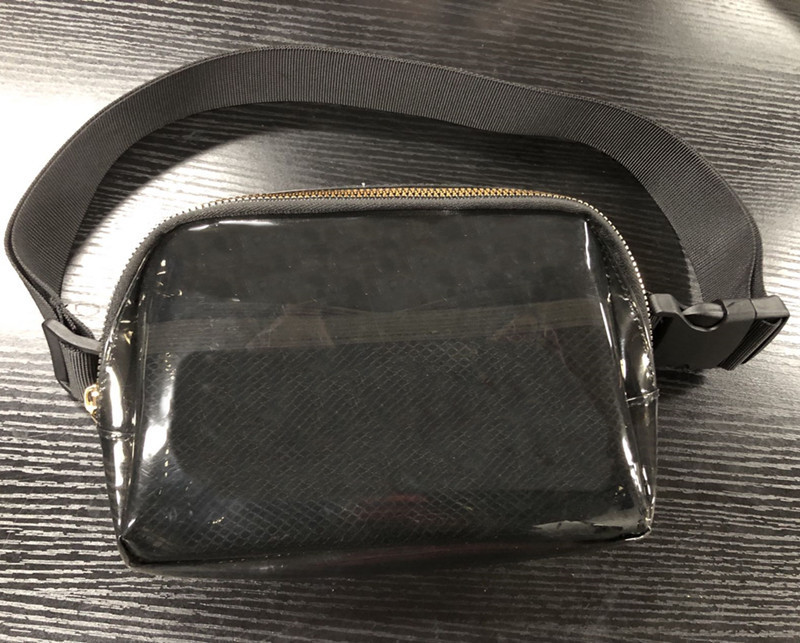 PVC material transparent black