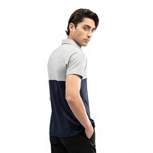 Camisas de Hombre Lisas, Casuales, con Botones, Tejido de Punto Suave, Diseño Ligero y Transpirable, Mezcla de Poliéster y Algodón, Manga Corta - Product Image 2
