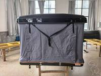 Carpa de Techo Rígida de Doble Capa, Carpa de Techo para Auto de Cuatro Lados, para Viajes en Auto con SUV