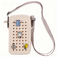 Sac bandoulière mini en silicone pour femme Chinfai, sac à bandoulière long en silicone, sacs à bandoulière OEM, cadeaux pour le jour du match