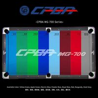 Kain Meja Biliar CPBA MG-700 Berkualitas Tinggi Warna Abu-abu/Biru Turnamen/Biru Elektrik 9FT Kecepatan Tinggi Bahan Felt Dengan 6 Rel untuk Dijual