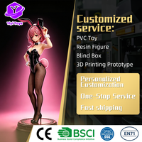 Juguetes de Diseño Personalizados OEM ODM, Cajas Sorpresa, Figura de Conejita de Resina PVC para Colección
