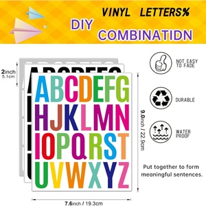 Pegatinas con Alfabeto de Fuente Personalizada, Elija Su Propia Tipo de Letra para Logotipos de Marca, Cajas de Empaque e Identidad Corporativa - Product Image 2