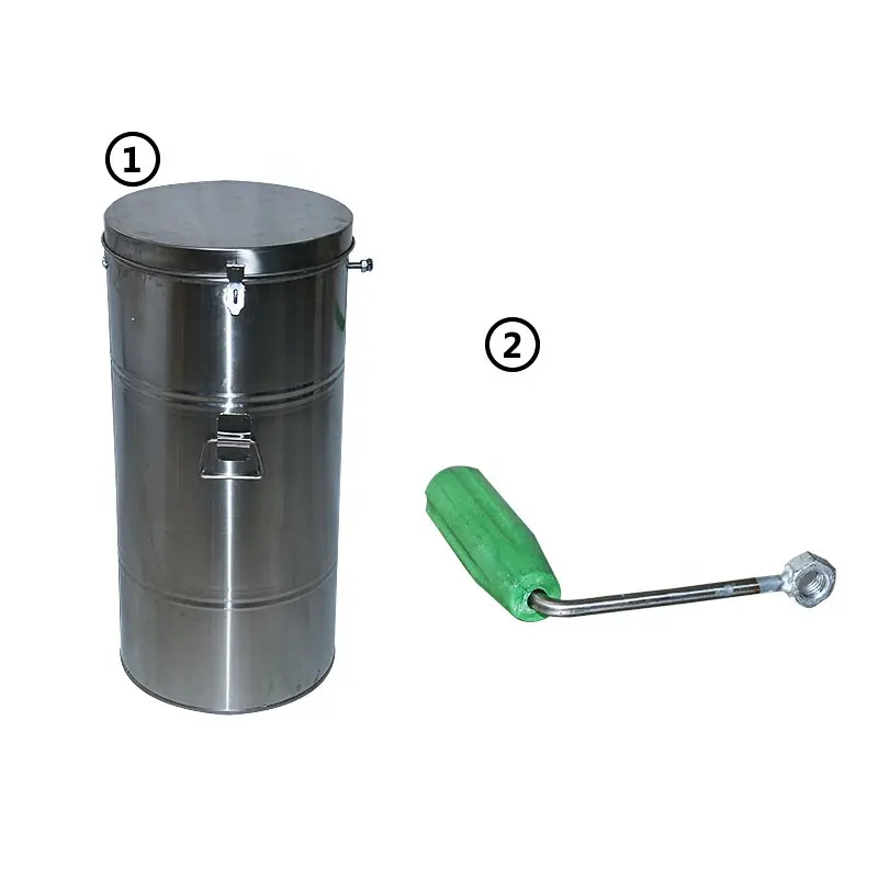 Food grade 304 Roestvrij Staal Materiaal en 8.7kg Gewicht <span class=keywords><strong>honing</strong></span> extractor (2 frame extractor)