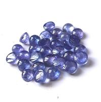 Turquoise bleue naturelle ovale facettée, taille cabochon lisse, certifiée EGL, polissage brillant, calibrée 4-9mm, sans trou, pierre précieuse pour bijoux