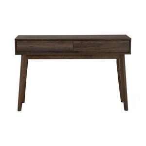 Elegant Cocoa <b>Walnut</b> Colour HIRADO Console <b>Table</b> Slim Entryway Hall <b>Table</b> with Solid Wood Legs for Luxury Home Interior Display - Product Image 4