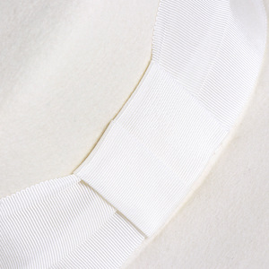 Chapeaux Fedora en feutre de laine <span class=keywords><strong>blanc</strong></span> pour femmes en gros, chapeaux vintage à large bord, chapeau Pork Pie, chapeau jazz pliable - Product Image 5