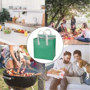 Bolsas de Transporte Personalizadas para Restaurantes, Resistentes al Agua y al Aceite, Aislantes, No Tejidas, para Empacar Alimentos - Product Image 5