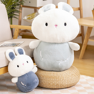 Dễ Thương Thỏ sang trọng đồ chơi động vật mềm gạo bóng thỏ Gối ngủ đồng hành búp bê Quà Tặng trẻ em mua số lượng lớn - Product Image 4