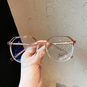 Lunettes anti-lumière bleue Qianai TR90, monture intégrale, design irrégulier, lunettes de lecture unisexes, montures T4-30065 - Product Image 4