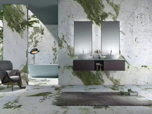 Dalles de marbre vert jade naturel polies grand format sélectionnées pour panneaux muraux de fond, livrées en caisses en bois pour acheteurs de pierres. - Product Image 5