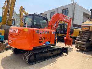 Mini-excavatrice HITACHI ZX60 d'occasion, service après-vente d'un an, haute efficacité, économique, entièrement inspectée avant expédition - Product Image 2