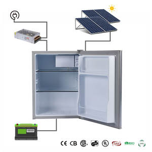 Réfrigérateur portable 12 volts CC pour une seule pièce, voiture, <span class=keywords><strong>camping</strong></span> en plein air, compresseur électrique, refroidissement vertical - Product Image 2