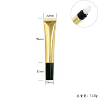 Tubes souples 20ml 20g Or Argent pour brillant à lèvres, emballage cosmétique, baume à lèvres, crème contour des yeux, huile essentielle