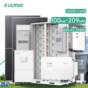 Système d'énergie solaire prêt pour les micro-réseaux de 100 kW avec BESS haute tension de 314 Ah et panneaux mono cristaux de niveau 1 pour les grands projets C&I - Product Image 1