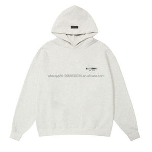 <span class=keywords><strong>Felpe</strong></span> con Cappuccio Oversize di Alta Qualità <span class=keywords><strong>per</strong></span> <span class=keywords><strong>Uomo</strong></span>, Tute Sportive Streetwear SS22, Felpa con Stampa Floccata Essentials <span class=keywords><strong>per</strong></span> <span class=keywords><strong>Uomo</strong></span> - Product Image 4