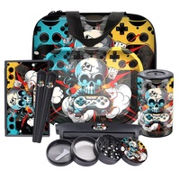 Kits d'accessoires pour fumeurs personnalisés avec logo de marque, plateau à rouler en métal et kit de broyeur à tabac – Vente en gros