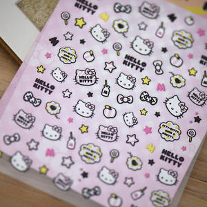 <span class=keywords><strong>Sanrio</strong></span> & Tomoni Collaboration Genuine Joint San Series 004 Kitty Thin Tough 3D Nail Art Stickers Plástico DIY Nail Beauty Use - Product Image 3